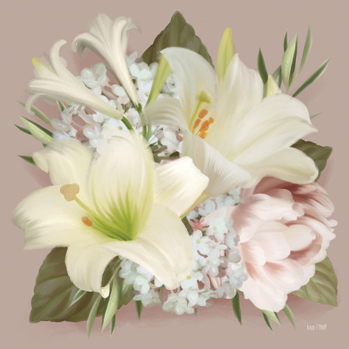 Spring Lily Bouquet Poster Print by House Fenway House Fenway # FEN321
