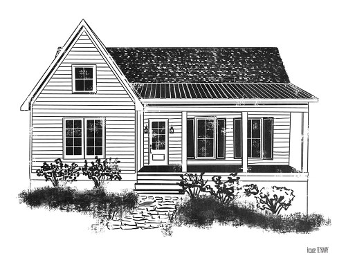 Farmhouse I Poster Print by House Fenway House Fenway # FEN115 Farmhouse I Poster Print by House Fenway House Fenway # FEN115