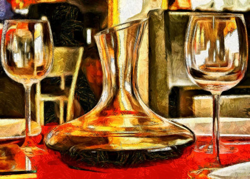 Table For Two Poster Print by Ronald Bolokofsky # FAS2286