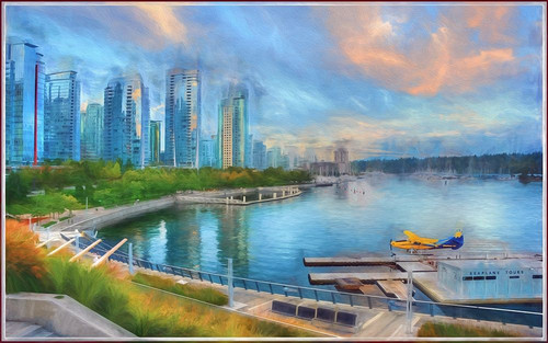 Coal Harbor Poster Print by Ronald Bolokofsky # FAS2196