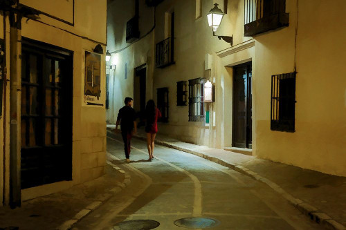 Walking Her Home Poster Print by Ronald Bolokofsky # FAS2162