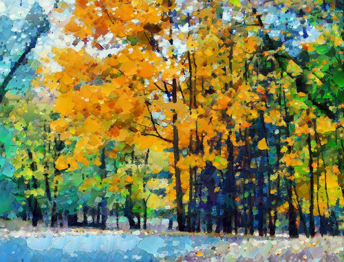 Autumn Light Poster Print by Ronald Bolokofsky # FAS1957