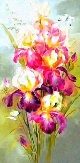 Fresh Bloom I Poster Print by Ronald Bolokofsky # FAS1846