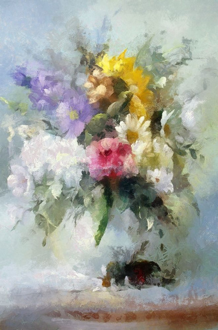 Handsome Bouquet II Poster Print by Ronald Bolokofsky # FAS1852