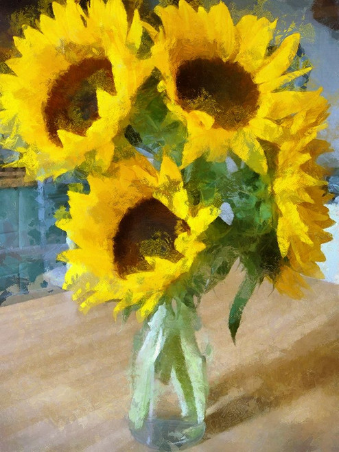 Golden Sun Poster Print by Ronald Bolokofsky # FAS1908