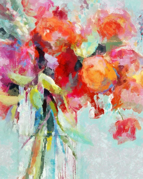 Garden Flowers II Poster Print by Ronald Bolokofsky # FAS1798