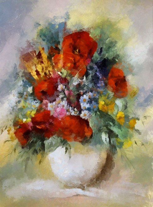 Mixed Bouquet II Poster Print by Ronald Bolokofsky # FAS1858
