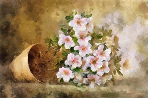 Potted Flowers I Poster Print by Ronald Bolokofsky # FAS1888