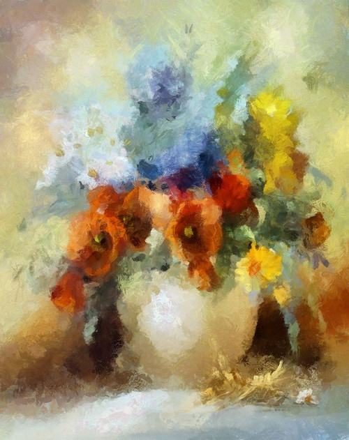 Soft Bouquet II Poster Print by Ronald Bolokofsky # FAS1828