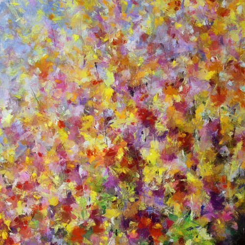 Dancing Garden II Poster Print by Ronald Bolokofsky # FAS1834