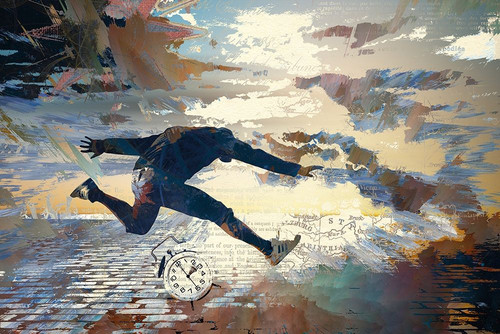 Race Against Time Poster Print by Ronald Bolokofsky # FAS1741