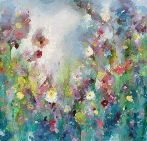 Dancing Garden III Poster Print by Ronald Bolokofsky # FAS1838