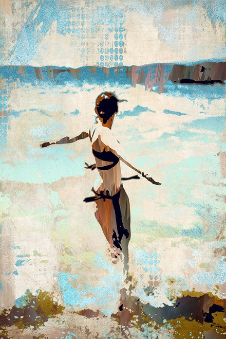 Escaping the Surf Poster Print by Ronald Bolokofsky # FAS1685