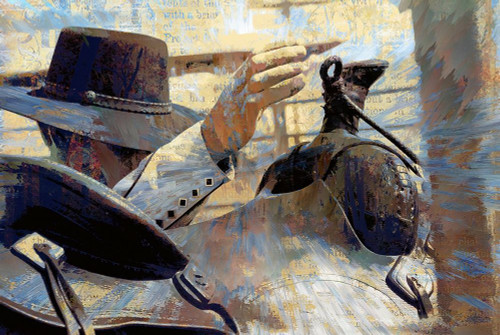 Saddle Up Poster Print by Ronald Bolokofsky # FAS1610