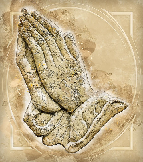 Pray For Us All Poster Print by Ronald Bolokofsky # FAS1602