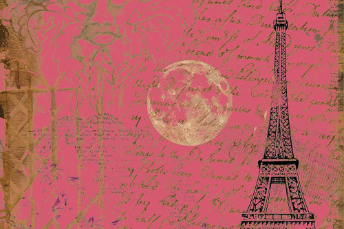 Paris Moon Light Poster Print by Ronald Bolokofsky # FAS1598