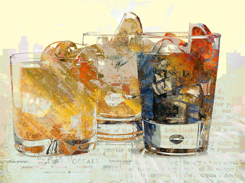 Toast of the Town II Poster Print by Ronald Bolokofsky # FAS1627