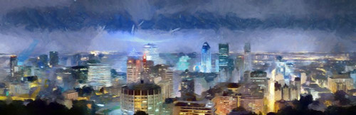 Montreal Poster Print by Ronald Bolokofsky # FAS1470