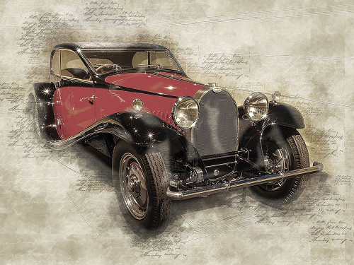 Bugatti II Poster Print by Ronald Bolokofsky # FAS1532