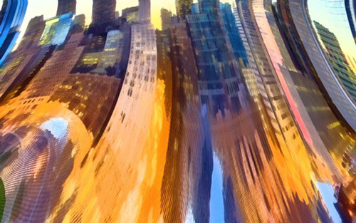Big City View II Poster Print by Ronald Bolokofsky # FAS1425