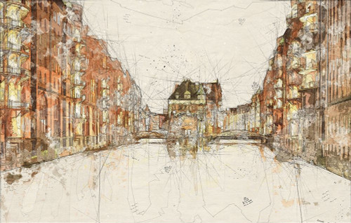 Hamburg I Poster Print by Ronald Bolokofsky # FAS1395