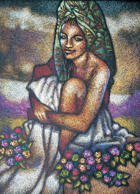Nubian Lady Sitting I Poster Print by Unknown Unknown # F101651