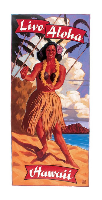 Aloha - Hawaii Poster Print by Unknown Unknown # F102054