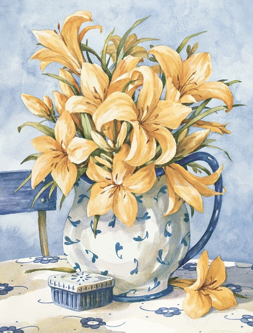 Yellow and Blue II Poster Print by Unknown Unknown # F101601