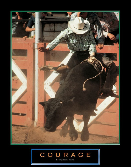 Courage - Rodeo Poster Print by Unknown Unknown # F101735