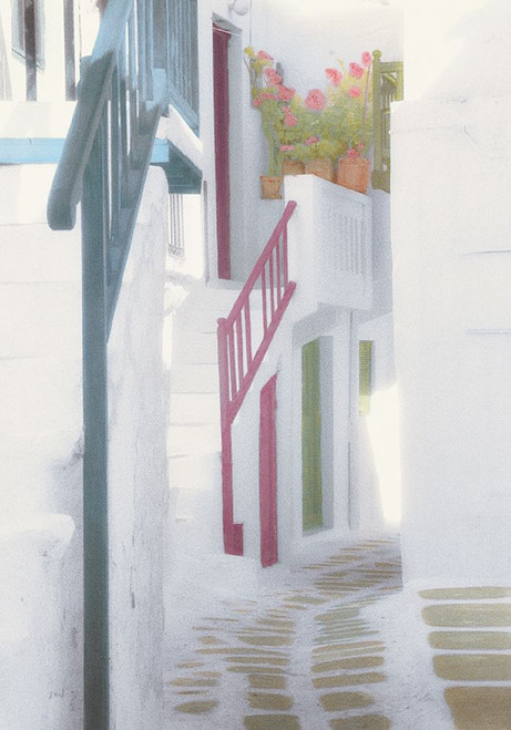 White Handrails Poster Print by Unknown Unknown # F101404