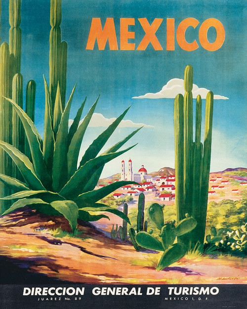 Mexico Travel Poster Print by Unknown Unknown # F100869