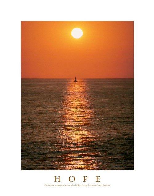 Hope - Sailboat Poster Print by Unknown Unknown # F101541