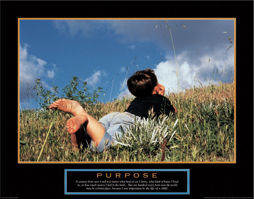 Purpose - Bot in Flowers Poster Print by Unknown Unknown # F101841