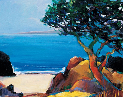 Tree by the Sea Poster Print by Unknown Unknown # F100801