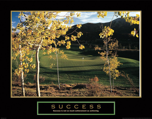 Success - Golf Poster Print by Unknown Unknown # F101498