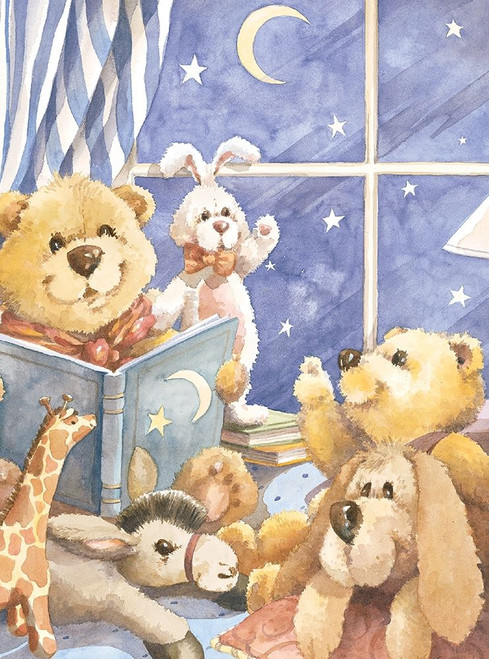 Teddy Bear Good Night I Poster Print by Unknown Unknown # F101519