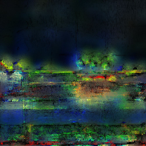 Reflections In Isolation I Poster Print by Ronald Bolokofsky # FAS1219