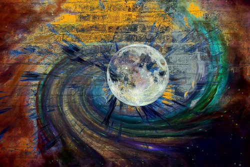 Approaching A Black Hole II Poster Print by Ronald Bolokofsky # FAS1113