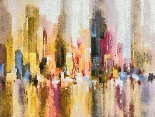 Metro Scrapers Poster Print by Ronald Bolokofsky # FAS1114