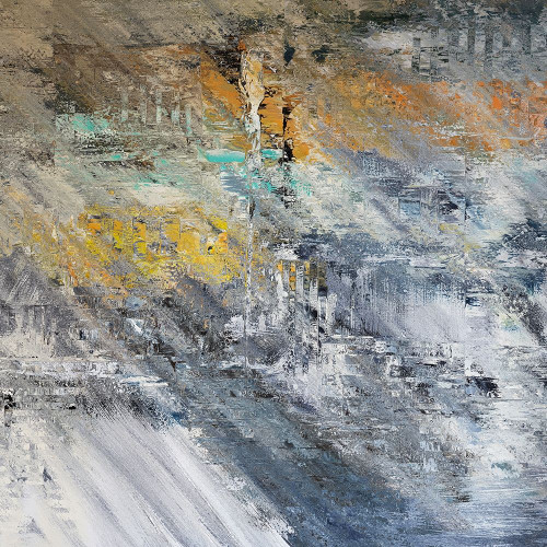 Chicago Winter Poster Print by Ronald Bolokofsky # FAS1139