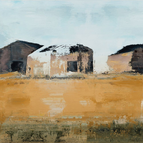 Cabins Poster Print by Ronald Bolokofsky # FAS1137