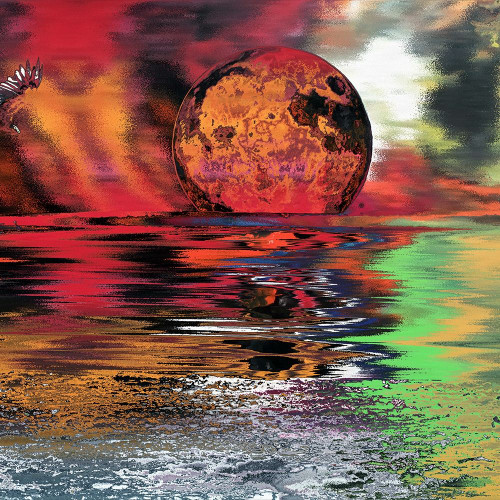 Harvest Moon I Poster Print by Ronald Bolokofsky # FAS1176