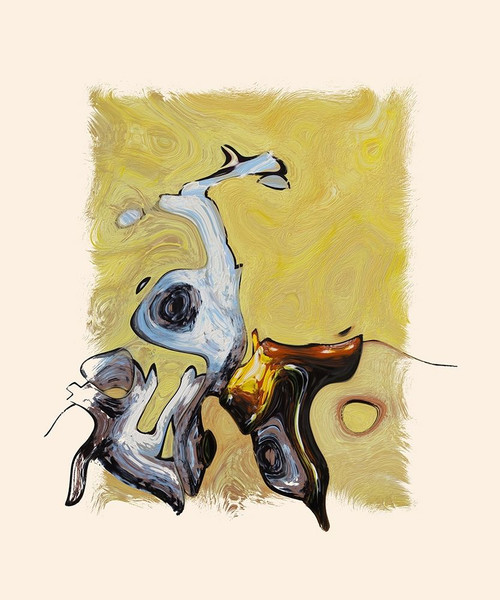 Abstract 1045 Poster Print by Ronald Bolokofsky # FAS1045