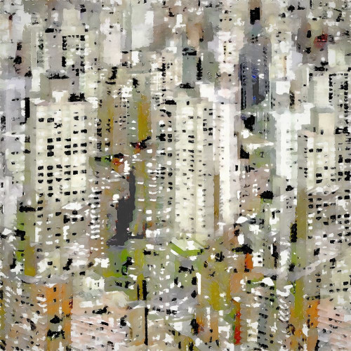 Urban Jungle Poster Print by Ronald Bolokofsky # FAS1098