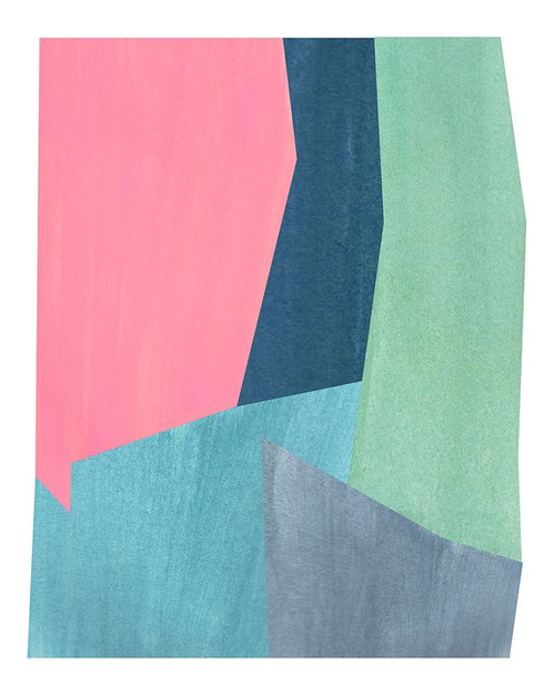 Pink and Grey Abstract  Poster Print by Inuit Inuit # FAF1599