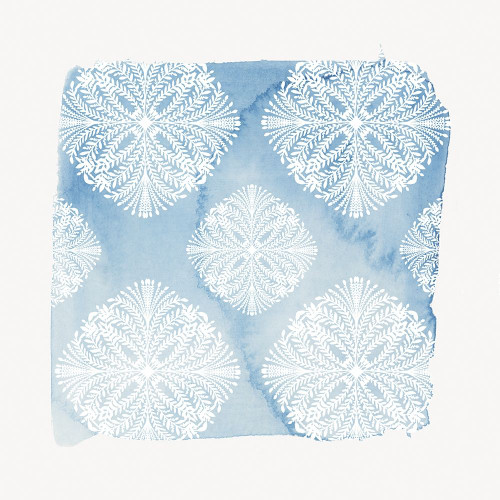 Blue Reflections  Poster Print by Eva Watts # EW577A