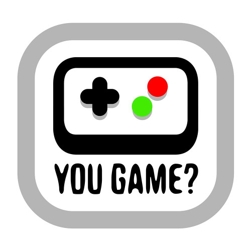 You Game Color Poster Print by Enrique Rodriquez Jr # ERJSQ056A