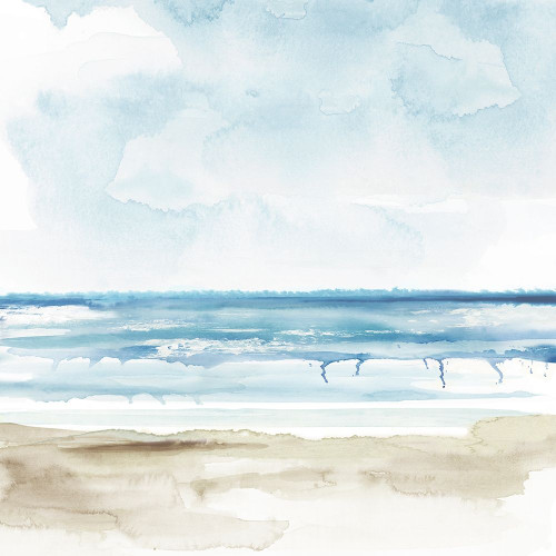 Watercolour Tide Poster Print by Eva Watts # EW538A