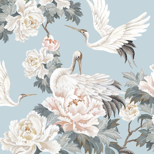 Chinese Silk II Poster Print by Eva Watts # EW518A