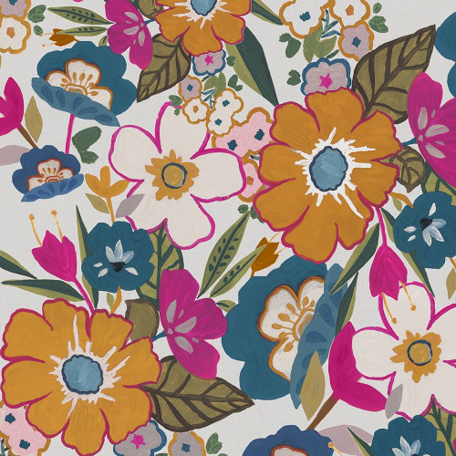 Dusk Flowers Poster Print by Eva Watts # EW522A